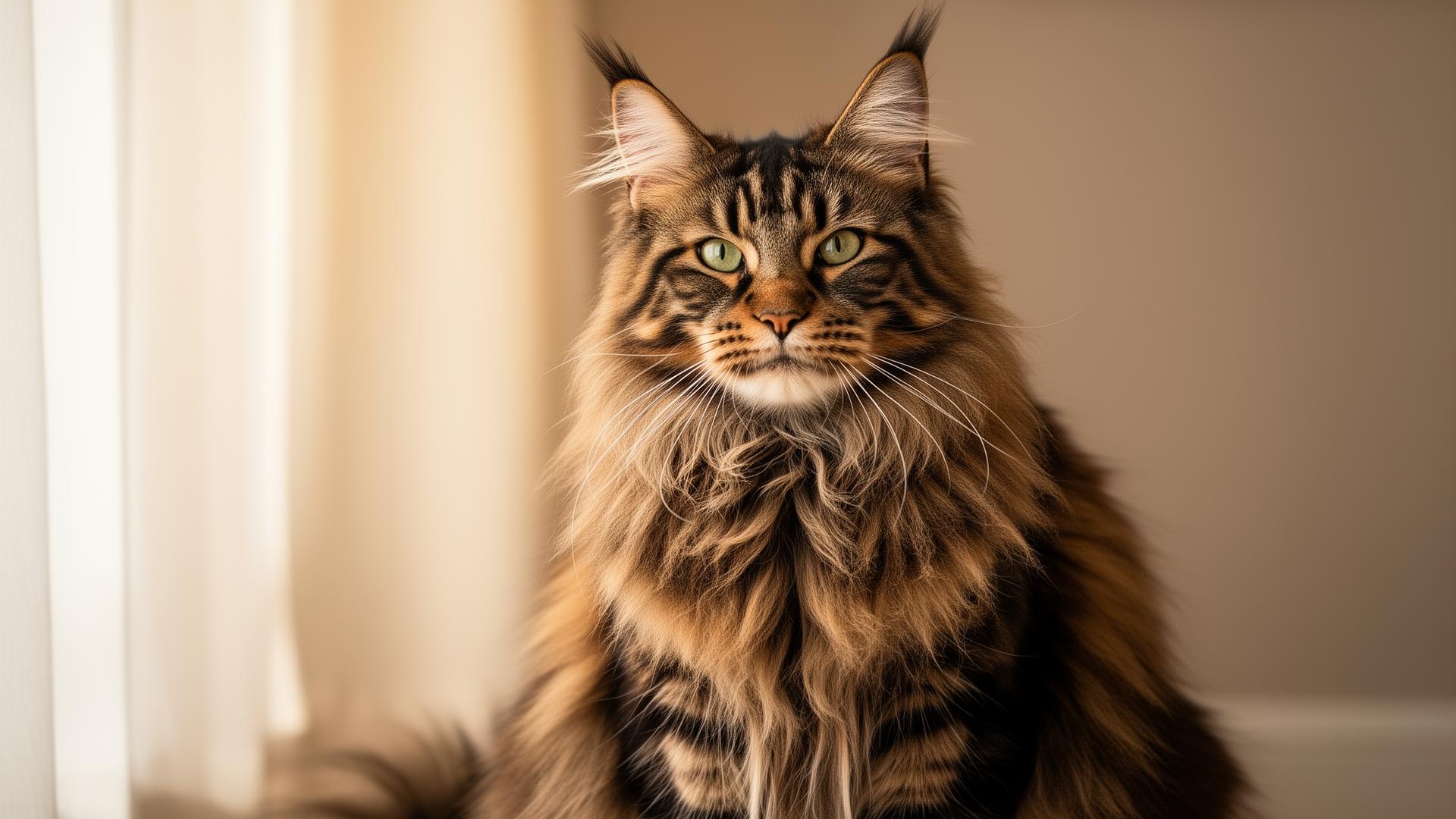 Maine Coon cat for color education and family matching at The Thoughtful Cat & Cattery